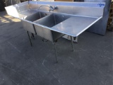 Stainless steel Restaurant Prep Sink