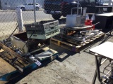 Lot of Assorted Restaurant Piping, Metal Parts and Utilities