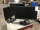 (3) Dell Professional 23 in. Widescreen LCD Flat Panel Monitors