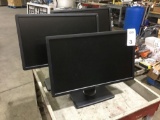 (3) Dell Professional 23 in. Widescreen LCD Flat Panel Monitors