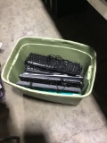 Lot of Corded Computer Keyboards and Mouse