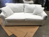 Manning Sofa Body Fabric Classic Bleach White