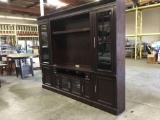 Parker House Brown 3-Piece Large Wall Entertainment Center