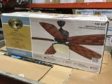 Hampton Bay Rocio 60 in. Natural Iron Indoor/Outdoor Ceiling Fan