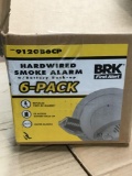 BRK 6-Pack of Hardwired Smoke Alarms