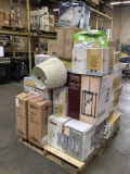 Pallet Lot of Assorted Pendants, Lamps and Lanterns