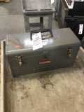 Metal Craftsman Tool Box With Craftsman Tools