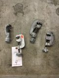 (4) Various Sized Pipe Cutters