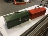 (2) Metal Utility Toolboxes