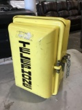 Yellow Heavy Duty Allen Tel Products Industrial Lockable Metal Telephone Box