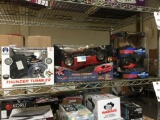 Lot of Remote Controlled Cars and Helicopters