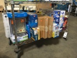 Shelf Lot Of Miscellaneous Cleaning, Home Accessories, Comfort Products, Etc.