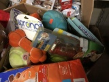 Lot of Assorted Dog Toys and Care Products