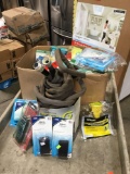 Lot of Miscellaneous Gardening, Cleaning and Electronic Supplies