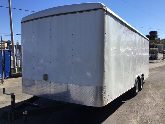 2014 Carry-On 20 Ft Enclosed Tandem Axle Trailer With Ramp and Side Access Door