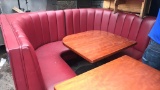 Curved Booths & Tables Set