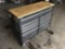 Husky 9 Drawer Mobile Workbench With Butcher Block Top