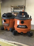 (2) Ridgid Wet/Dry Vacuums