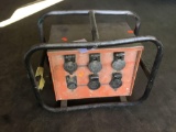 Temporary Power Distribution Box Suitable for Outdoor Use