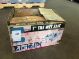 WorkForce 7in Tile Wet Saw