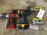 (3) Cordless Drills