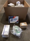 Lot of Assorted Respirators And Exit Sign