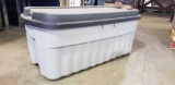 (13) 54 Gallon Plastic Rubbermaid Storage Containers with Lids