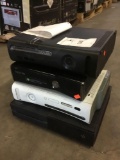 (3) XBOX360 and (1) XBOXONE Consoles (For Parts)