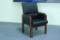 (6) Mountain View Leather w/Enriched Walnut Wood Color Guest Chairs (4 legged chair)