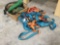 Lot of Tie Down Ratchet Straps, Rope, Chain and Locking Cable