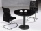 47in. Capetown Black Lacquer Round Meeting Table - qty 1