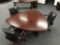 Phoenix 60 Deluxe Meeting Table w/3 Palo Alto Mid-Back Chairs in Enriched Walnut
