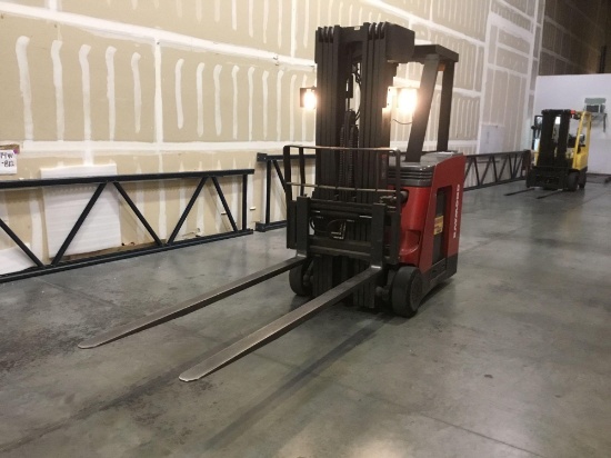 Raymond 3500 lb. Capacity Stand-Up Electric Forklift w/ 7 ft. Forks and Charger