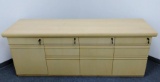 (2) 7ft. L Natural Maple Supreme Credenzas