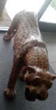 Large Handmade Paper-Mache Leopard