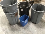Assorted Trash Cans