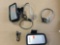 (2) Plantronics Back Beat Fit Wireless Bluetooth Earbuds **(1) EARBUD IS DAMAGED***