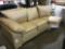 Fargo Right Arm Leather Love Seat With 1/2 Curve ***NOT COMPLETE***