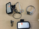 (2) Plantronics Back Beat Fit Wireless Bluetooth Earbuds **(1) EARBUD IS DAMAGED***