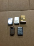 Lot of Assorted Vintage Zippo-Style Lighters