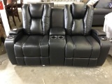 Coaster Power Motion Loveseat With Console