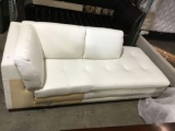 Wade Logan Jerald White Leather Sectional ***NOT COMPLETE***