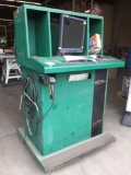 Clayton Emissions Inspection Diagnostic Machine and Dynamometer with Rolling Computer Work Station