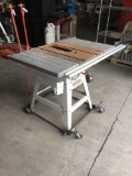 Ridgid Table Saw with Universal Mobile Base