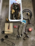 Lot of Assorted Various Welding Heads and Tools