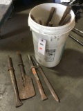 Lot of Various Industrial Jack-Hammer Bits