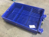 Large Rolling Oil Caddy with Drain