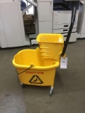 Janitorial Rolling Mop Bucket