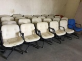 Lot Of Vintage Rolling Office Style Chairs