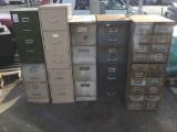 Lot of Assorted Filing Cabinets